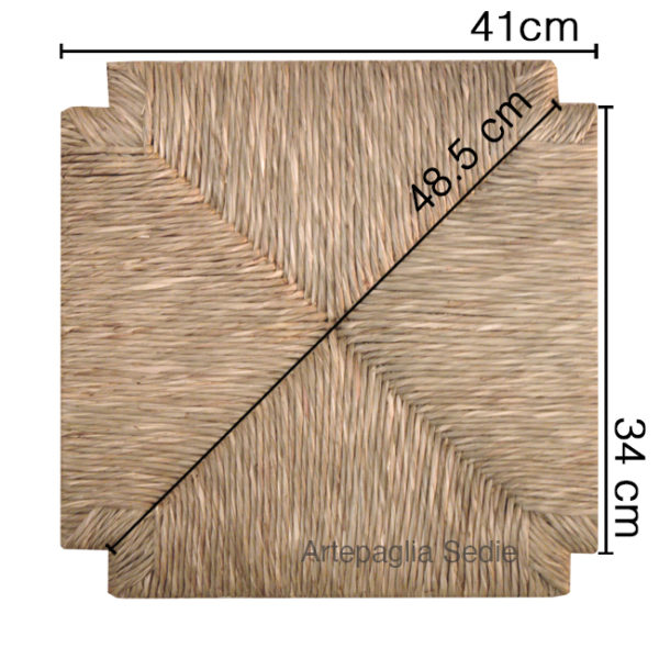 Ricambio sedile 40x40 in paglia palustre